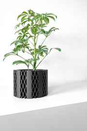 Diamond Net Planter - 3D printed planter by Valence Objects
