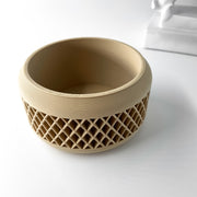 Lattice Basin Planter - 3D printed planter by Valence Objects