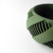 Ribbon Wrap Planter - 3D printed planter by Valence Objects