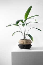 Split Tier Planter - 3D printed planter by Valence Objects