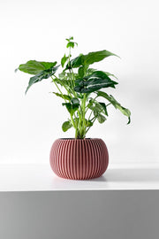 Fine Rib Bud Planter - 3D printed planter by Valence Objects