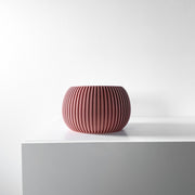 Fine Rib Bud Planter - 3D printed planter by Valence Objects