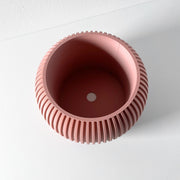 Fine Rib Bud Planter - 3D printed planter by Valence Objects