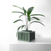 Slat Box Planter - 3D printed planter by Valence Objects