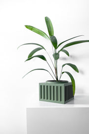 Slat Box Planter - 3D printed planter by Valence Objects