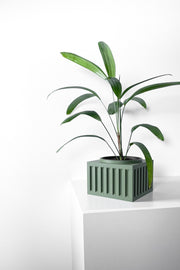 Slat Box Planter - 3D printed planter by Valence Objects