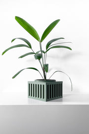 Slat Box Planter - 3D printed planter by Valence Objects