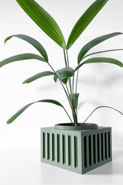 Slat Box Planter - 3D printed planter by Valence Objects