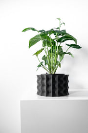 Corrugated Planter - 3D printed planter by Valence Objects