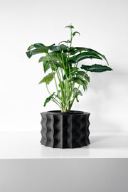Corrugated Planter - 3D printed planter by Valence Objects