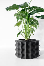 Corrugated Planter - 3D printed planter by Valence Objects