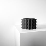 Corrugated Planter - 3D printed planter by Valence Objects