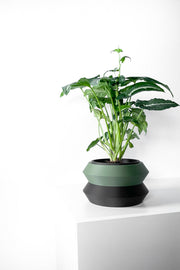 Stepped Rim Planter - 3D printed planter by Valence Objects