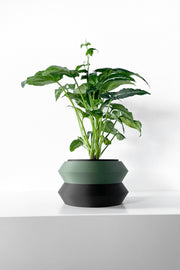 Stepped Rim Planter - 3D printed planter by Valence Objects