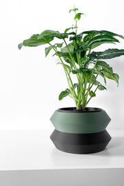 Stepped Rim Planter - 3D printed planter by Valence Objects