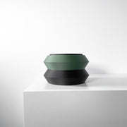 Stepped Rim Planter - 3D printed planter by Valence Objects