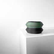 Stepped Rim Planter - 3D printed planter by Valence Objects
