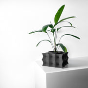 Wave Block Planter - 3D printed planter by Valence Objects