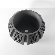 Diamond Fin Planter - 3D printed planter by Valence Objects