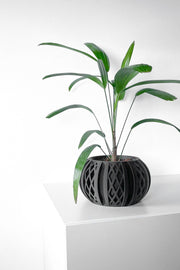 Diamond Fin Planter - 3D printed planter by Valence Objects