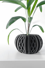 Diamond Fin Planter - 3D printed planter by Valence Objects
