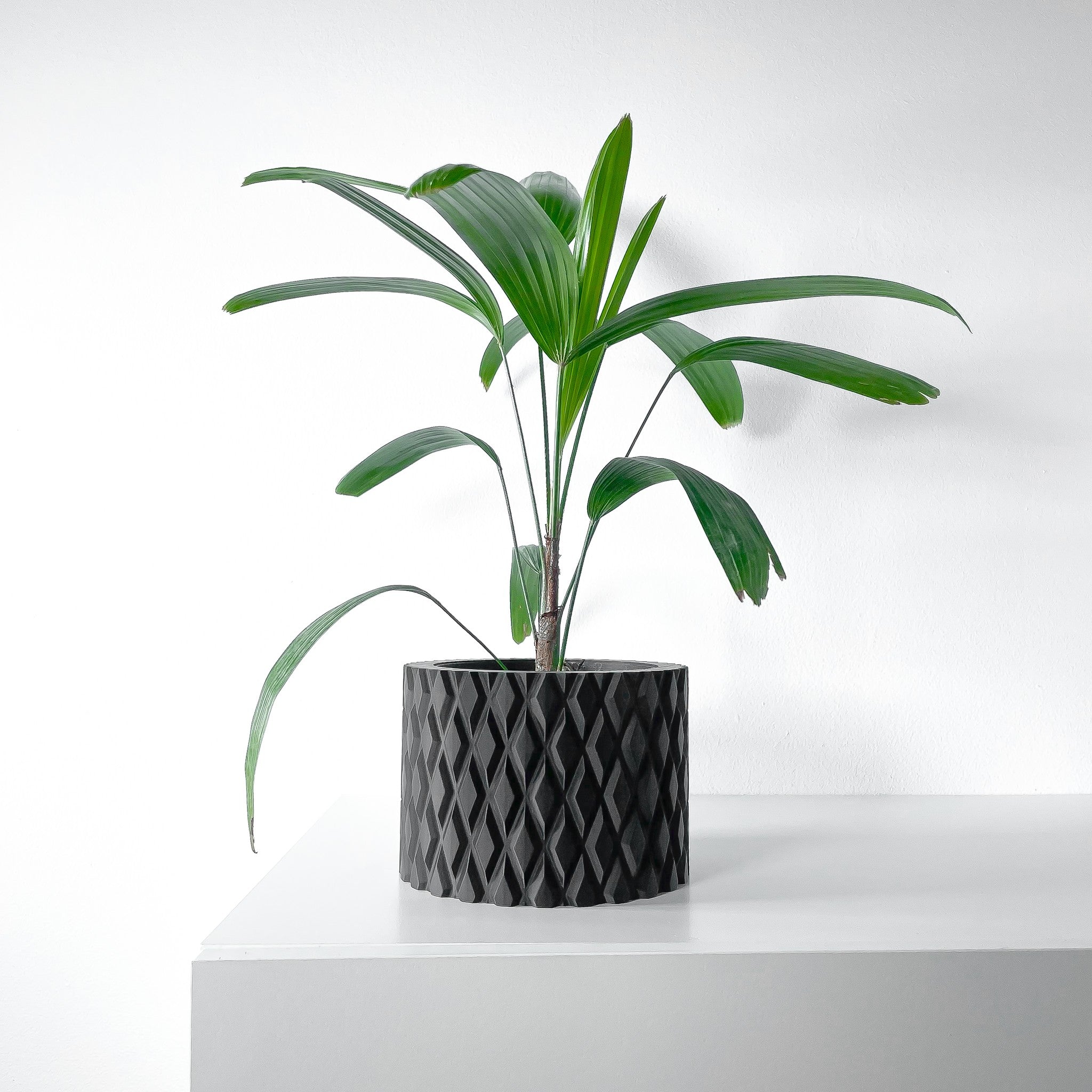 Quilt Bud Planter - 3D printed planter by Valence Objects