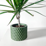 Knurl Column Planter - 3D printed planter by Valence Objects