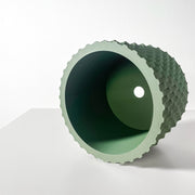 Knurl Column Planter - 3D printed planter by Valence Objects