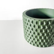 Knurl Column Planter - 3D printed planter by Valence Objects