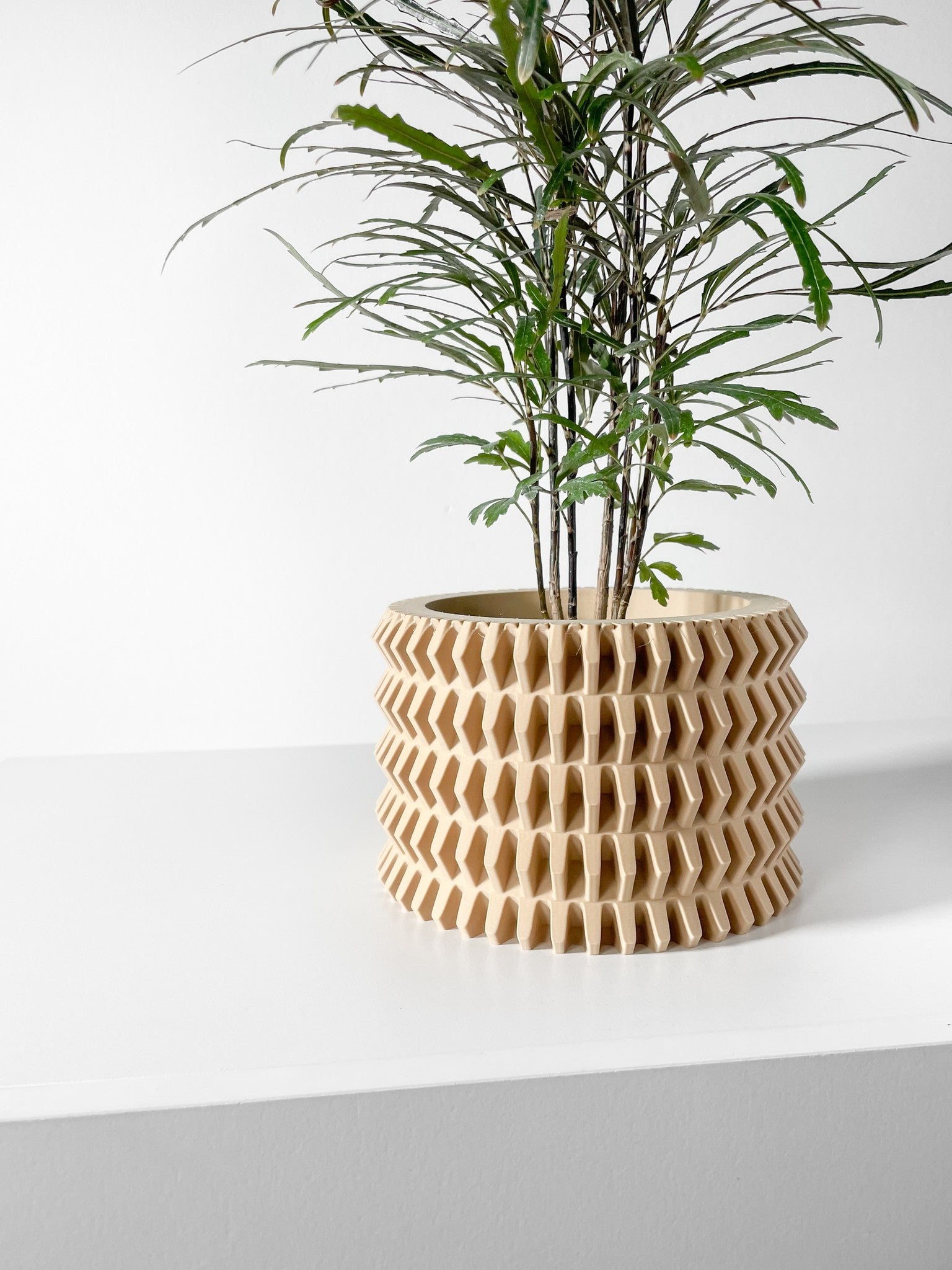 Bobble Column Planter - 3D printed planter by Valence Objects
