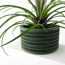 Chevron Drum Planter