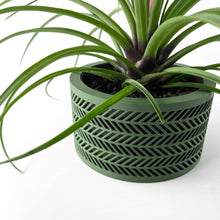 Chevron Drum Planter