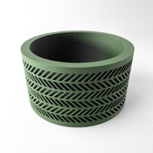 Chevron Drum Planter