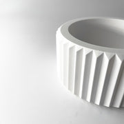 Fluted Taper Planter - 3D printed planter by Valence Objects