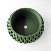 Quilted Basin Planter - 3D printed planter by Valence Objects