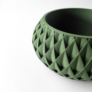 Quilted Basin Planter - 3D printed planter by Valence Objects