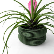 Ribbed Basin Planter - 3D printed planter by Valence Objects