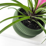 Ribbed Basin Planter - 3D printed planter by Valence Objects