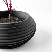 Ripple Bowl Planter - 3D printed planter by Valence Objects