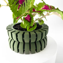 Slat Drum Planter