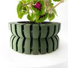 Slat Drum Planter