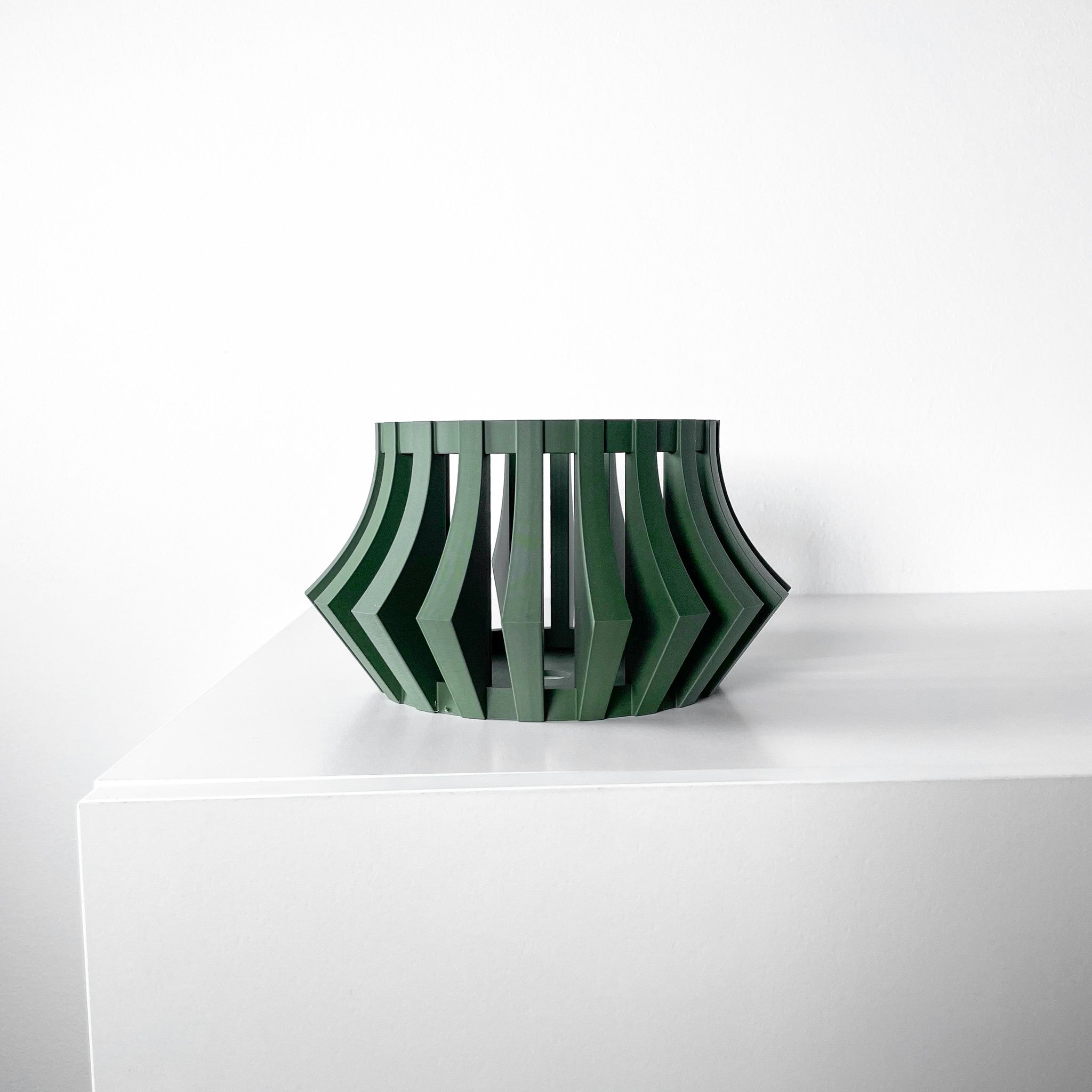 Angular Fin Orchid Planter - 3D printed planter by Valence Objects