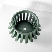 Angular Fin Orchid Planter - 3D printed planter by Valence Objects