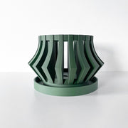 Angular Fin Orchid Planter - 3D printed planter by Valence Objects