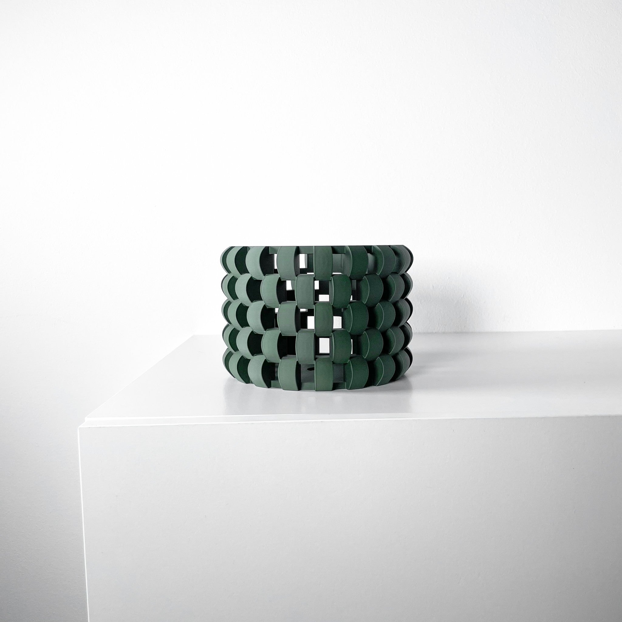 Square Mesh Orchid Planter - 3D printed planter by Valence Objects