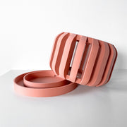 Slotted Block Orchid Planter - 3D printed planter by Valence Objects