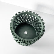 Woven Cage Planter - 3D printed planter by Valence Objects