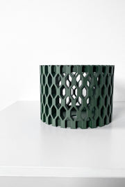 Woven Cage Planter - 3D printed planter by Valence Objects