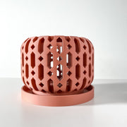 Diamond Lantern Orchid Planter - 3D printed planter by Valence Objects