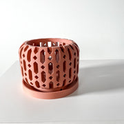 Diamond Lantern Orchid Planter - 3D printed planter by Valence Objects